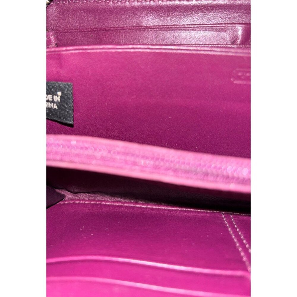 Coach Khaki Black‎ Wallet in Signature Canvas C7805 Bifold Classic Compact - Picture 7 of 7